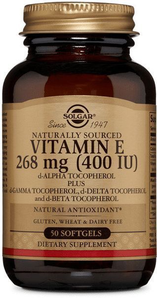 Solgar Vitamin E 400 IU Mixed Softgels Вітамін Е, суміш токоферолів 50 капсул 494076 фото
