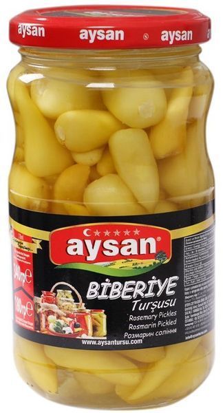 Перец острый консервированный Aysan Биберие 370 г (8694205011033) 1051756 фото