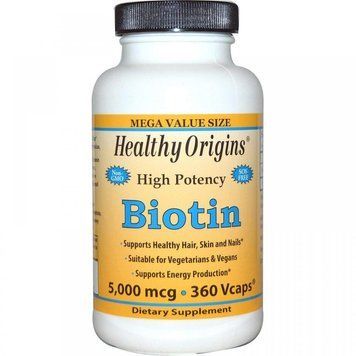 Healthy Origins Biotin High Potency 5,000 mcg 360 Vcaps Біотин 534443 фото