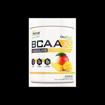 Амінокислота для спорту Genius Nutrition BCAA-X5 360 g / 30 servings / Mango 1021887 фото