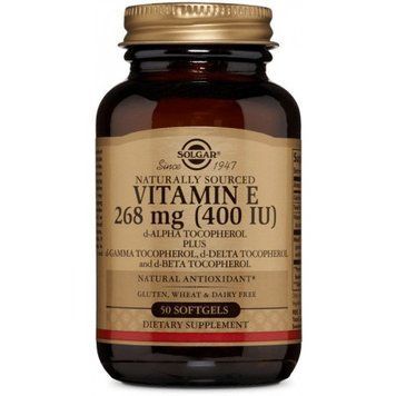 Solgar Vitamin E 400 Iu Mixed Softgels Витамин Е, смесь токоферолов 50 капсул 494076 фото