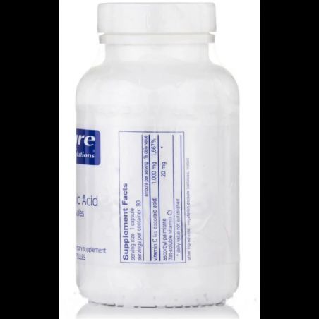 Pure Encapsulations Pure Ascorbic Acid Аскорбиновая кислота 90 капсул 1044012 фото
