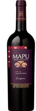 Вино Mapu Gran Reserva Carignan червоне сухе 13.5% 0.75 (WHS7804462003202) 1214683 фото