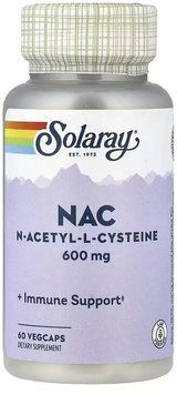 Solaray NAC (N-Acetyl-L-Cysteine) 600mg - 60 Veg Capsules 1452669 фото