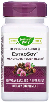 Nature's Way, EstroSoy, Menopause Relief Blend, 60 Veggie Caps (NWY-14536) 606297 фото