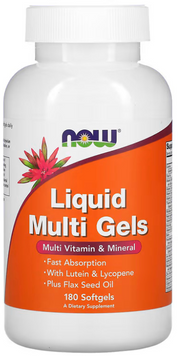 Now Foods Liquid Multi Gels 180 softgels / 90 servings 1107189 фото