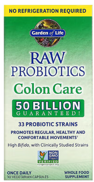 Garden of Life RAW Probiotics Пробіотики 30 вегетаріанських капсул. 1185987 фото