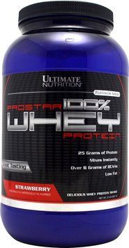 Протеин Ultimate Nutrition Prostar 100% Whey Protein 907 g /30 servings/ Strawberry 390062 фото