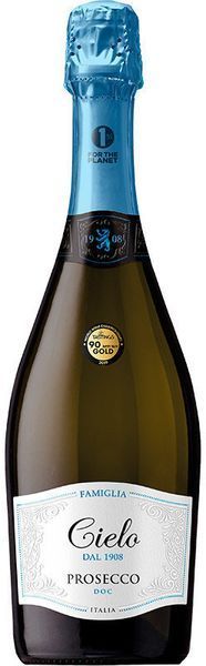 Игристое вино Cielo Prosecco Spumante Brut белое 0.75 л (WHS8008900007565) 815794 фото