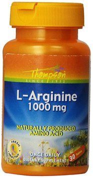 Thompson L- Arginine, 1000 mg, 30 Tablets (THO-19009) 655575 фото
