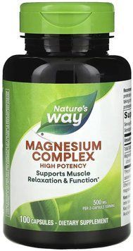 Nature's Way Magnesium Complex - 100 Capsules 1453382 фото