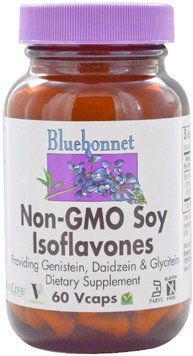 Bluebonnet Nutrition Non-GMO Soy Isoflavones, 60 Vegetable Capsules (BLB0964) 659788 фото