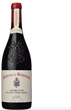 Вино Famille Perrin Chateauneuf-du-Pape Rouge Chateau de Beaucastel 2020 червоне сухе 0.375 л (BWR8308) 1079673 фото