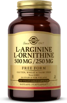 Solgar L-Arginine And L-Ornithine Солгар L-аргінін + L- орнітин 100 капсул 841743 фото