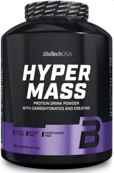 Гейнер BioTechUSA Hyper Mass 4000 g / 61 servings / Hazelnut 689289 фото