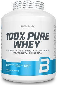 Протеин BioTechUSA 100% Pure Whey Lactose Free 2270g /81 servings/ Strawberry 619894 фото