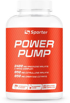 Енергетик Sporter Power Pump 150 caps / 25 servings 1030948 фото