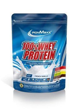 IronMaxx 100% Whey Protein 500 g /10 servings/ French Vanilla 667755 фото