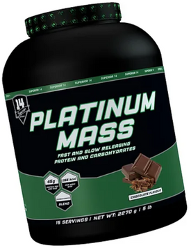 Гейнер Superior Platinum Mass 2270g / 15 servings / Chocolate 1038283 фото