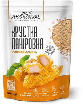 Упаковка Хрустящая панировка Любисток Универсальная 4х170 г (УП4820241581344) 1157508 фото