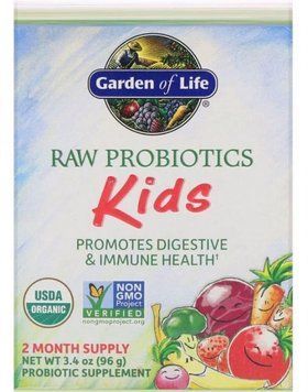 Garden of Life, RAW Probiotics, Kids, 3.4 oz (96 g) (GOL-11569) 681626 фото