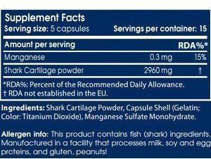 Акулячий хрящ Scitec Nutrition Shark Cartilage 75 caps Для суглобів та зв'язок 411371 фото