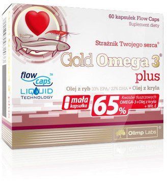 Olimp Gold Omega 3 Plus 60 caps 383623 фото