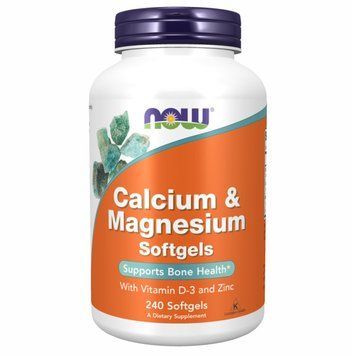 Now Foods Calcium-Magnesium+D - 240 sgels 1449259 фото
