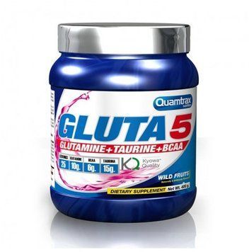Амінокислота для спорту Quamtrax Gluta 5 400 g / 25 servings / Wild Fruits 720820 фото