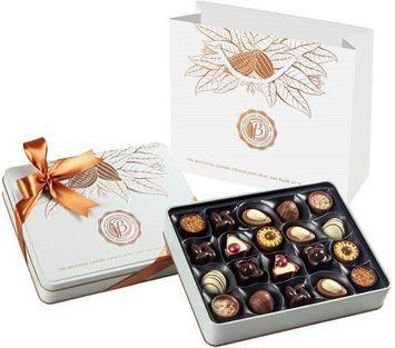 Цукерки Bolci Bronze & White Assorted Chocolate Pralines Tin Box 250 г (8697437855055) 1218524 фото