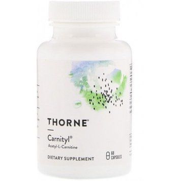 Thorne Research Carnityl Acetyl-L-Carnitine 60 Caps Ацетил - L карнитин 531417 фото