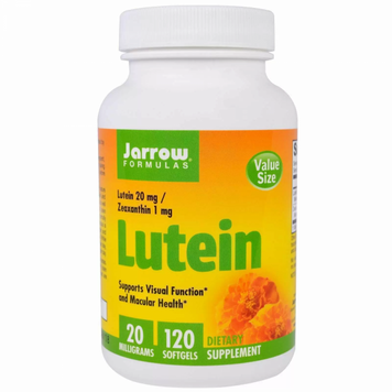 Jarrow Formulas Lutein 20 mg Лютеин 120 капсул 777554 фото