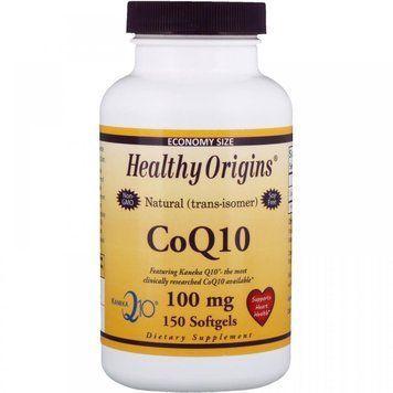 Healthy Origins CoQ10 Kaneka Q10 100 mg 150 Softgels Коензим Q10 534445 фото