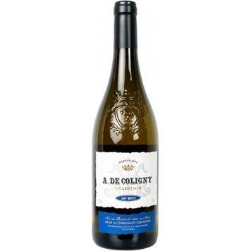 Вино A. De Coligny White Dry, біле, сухе, 0.75л 11% (WHS3760010297384) 1216134 фото