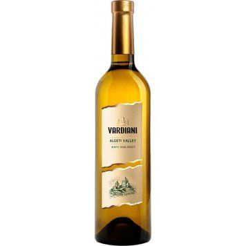 Вино Vardiani Алгетинская долина, белое полусладкое, 0.75л 9-13% (DIS4820188111055) 1179696 фото