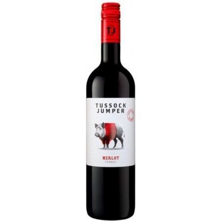 Вино Tussock Jumper, Merlot, 13.5%, червоне сухе, 0,75 л (PRV3760204540210) 794319 фото