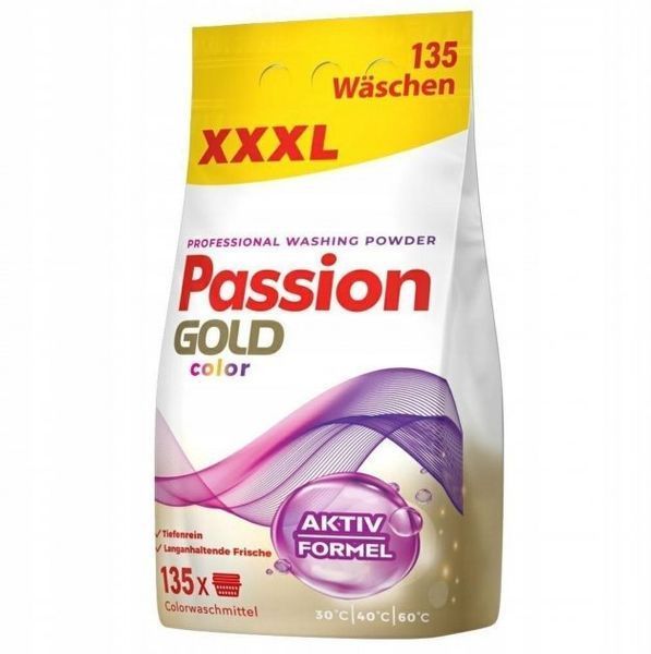 Пральний порошок Passion Gold Professional Color для прання кольорової білизни 8.1 кг 135 циклів прання п/е ( 4260145998891) 1198699 фото