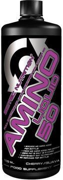 Амінокислота для спорту Scitec Nutrition Amino 50 Liquid 1000 ml /66 servings/ Cherry Guava 516932 фото