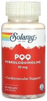 Solaray PQQ 10mg - 30 Veg Capsules 1452674 фото