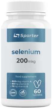 Sporter Selenium 200mcg + vit. ACE 60 tab / 60 servings 1030949 фото