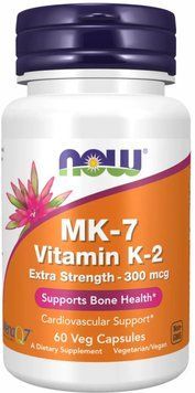 Now Foods Vitamin K2 (MK-7) 300mcg - 60 vcaps 1449272 фото