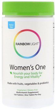 Rainbow Light Just Once Women's One Food-Based Multivitamin 90 Tabs Витамины для женщин 535498 фото