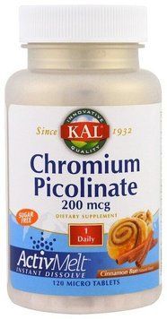 KAL Chromium Picolinate ActivMelt Cinnamon Bun 120 Micro Tablets (CAL-74490) 575903 фото