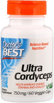 Doctor's Best Ultra Cordyceps 60 Caps (DRB-00103) 585148 фото