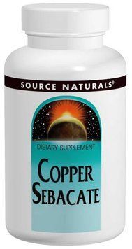 Source Naturals Copper Sebacate, 22 mg, 120 Tab 417577 фото