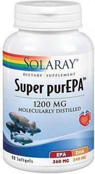 Solaray Super purEPA, 1200 mg, 90 Softgels (SOR-00820) 661720 фото
