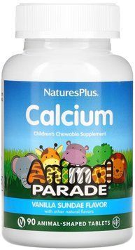 Nature's Plus Kids Calcium Chewable - 90 Tablets 1455597 фото