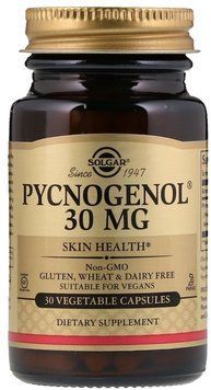 Solgar Pycnogenol 30 mg 30 caps Пикногенол 494680 фото