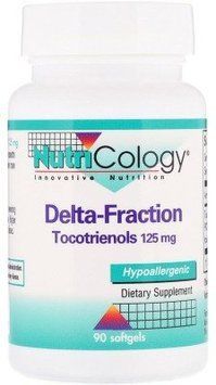 Nutricology Delta-Fraction Tocotrienols 125 mg 90 Softgels Дельта-фракция токотринол 550158 фото