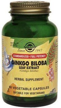 Solgar SFP Ginkgo Biloba Leaf Extract 60 Vegetable Capsules 498716 фото